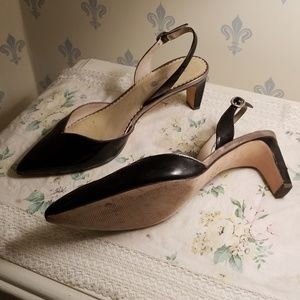 Black Sling Back Pump